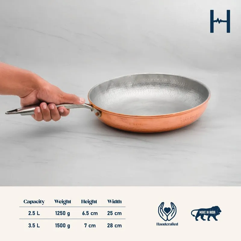 Orion Glossy Copper Kadhai - 3500 mL media 12