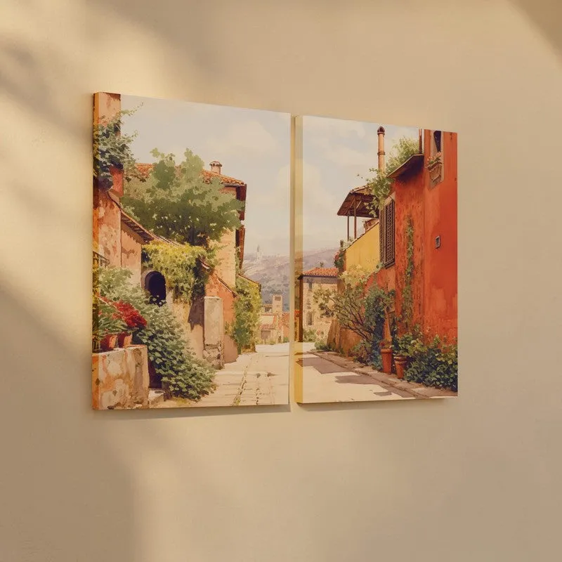 Timeless Floral Lane Canvas Wall Art - Set of Two media 5