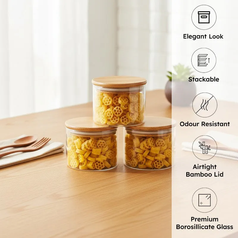 Conti Glass Jar (300 mL Each) - Set Of Three media 1