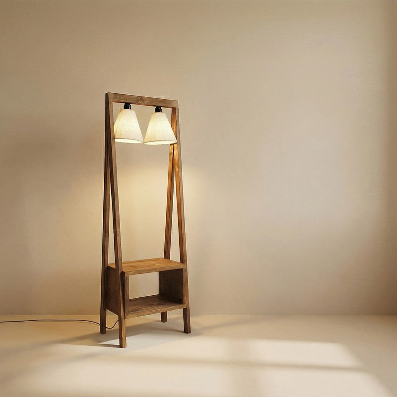 Delvaux Wooden Shelf Floor Lamp media 6