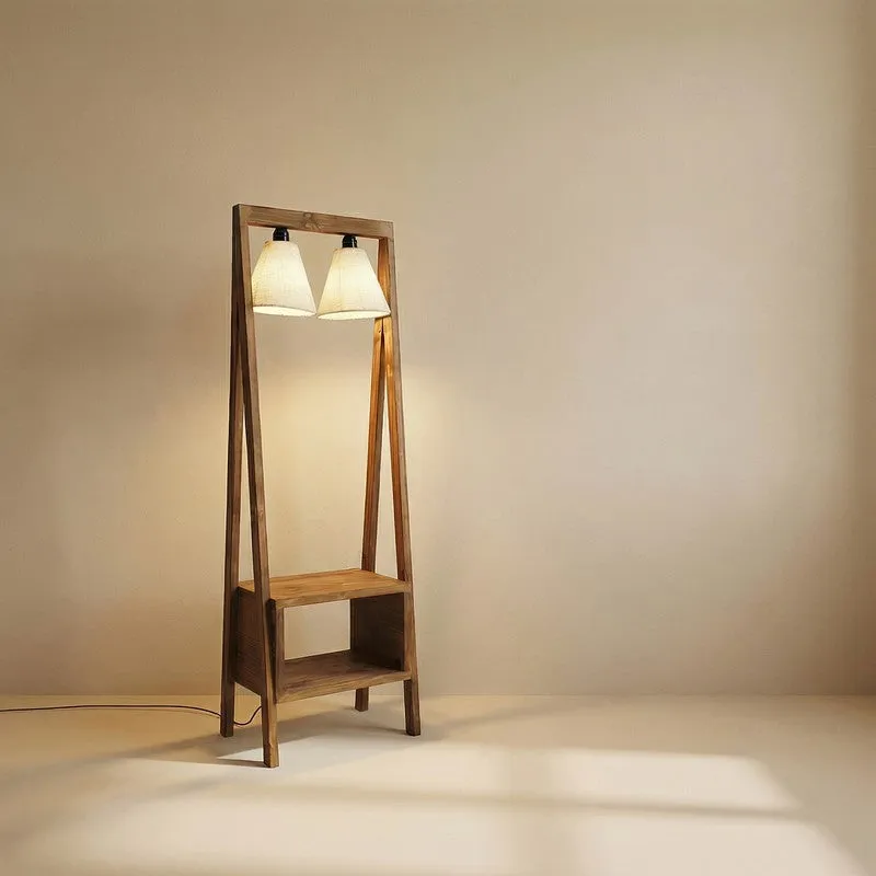 Delvaux Wooden Shelf Floor Lamp media 6