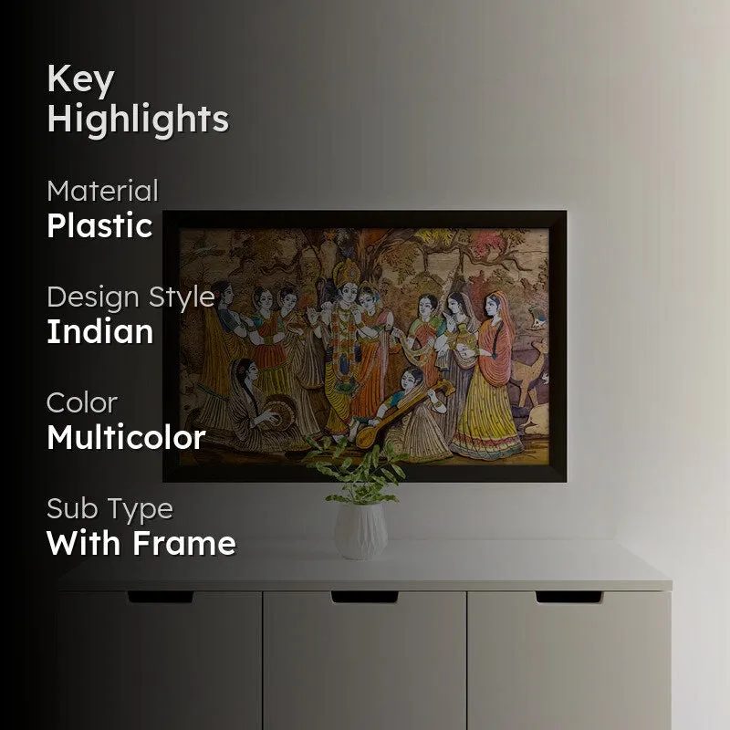 Krishna Gopiyah Wall Painting media 2