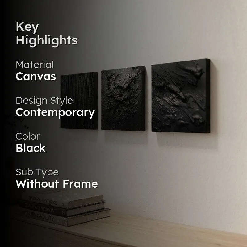 Shadow Handcrafted Wall Art - Set of Three media 2