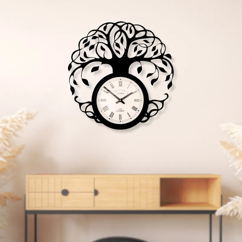Bodhi Steel Analog Wall Clock - Black media 3