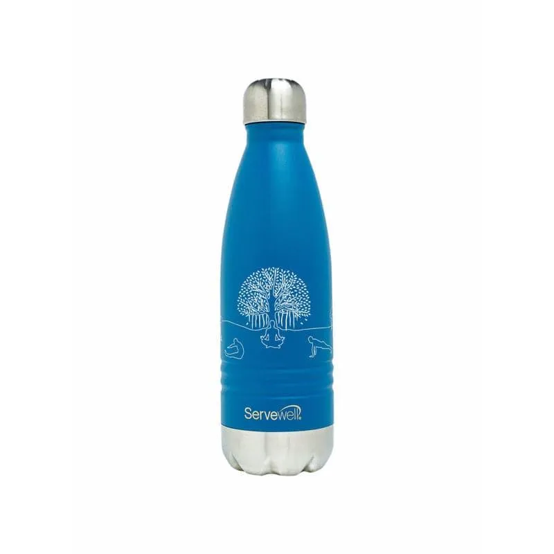 Zen Sip Hot & Cold Thermos Bottle (Blue) - 500 mL media 4