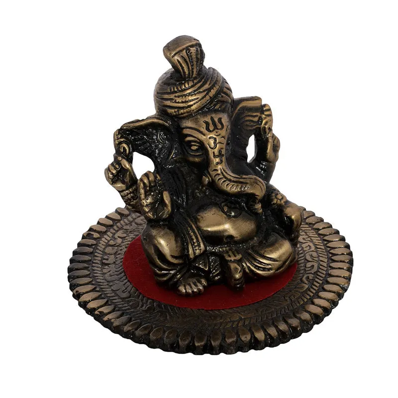 Metal Lord Ganesha Idol media 4
