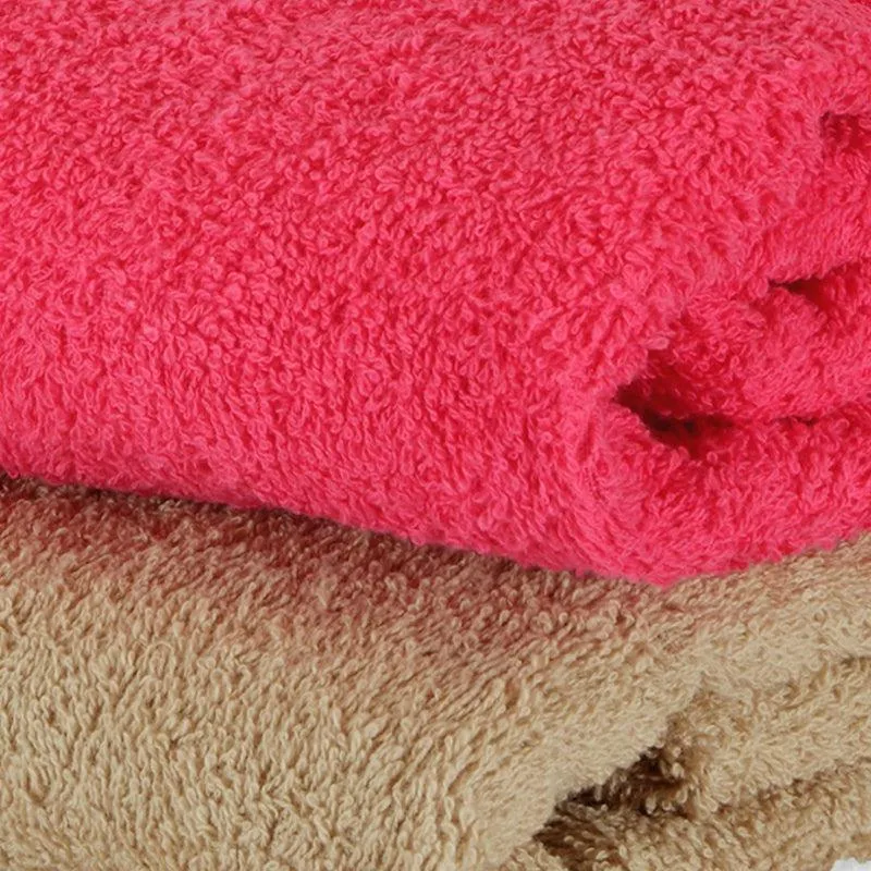 Bodil Bath Towel (Pink & Beige) - Set Of Two media 3