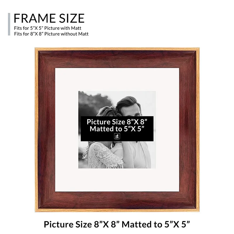 Time & Timber Photo Frame (Brown) - Set Of Four media 8