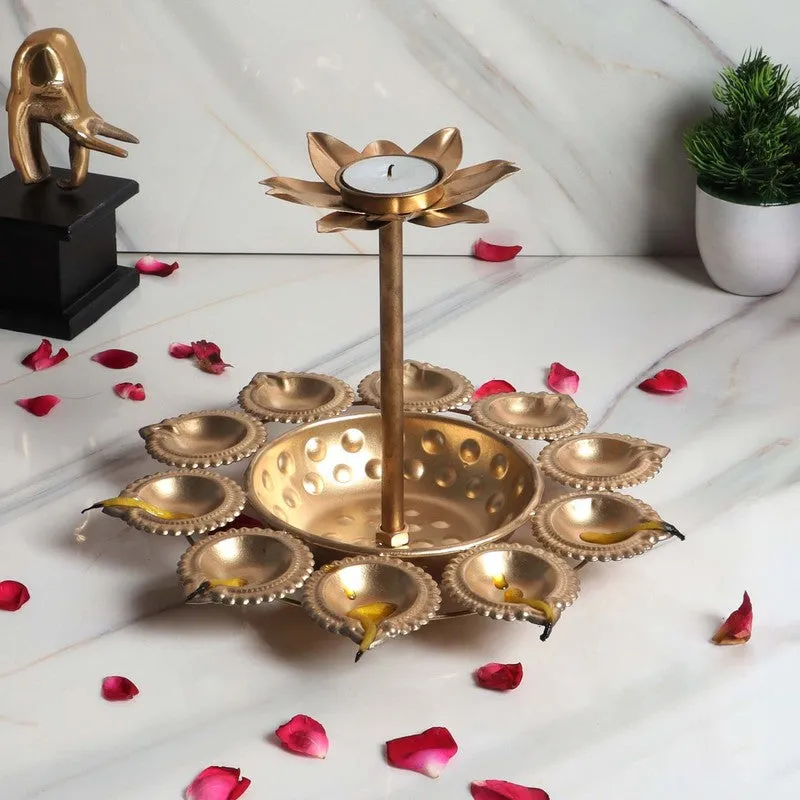 Heritage Bloom Diya media 4
