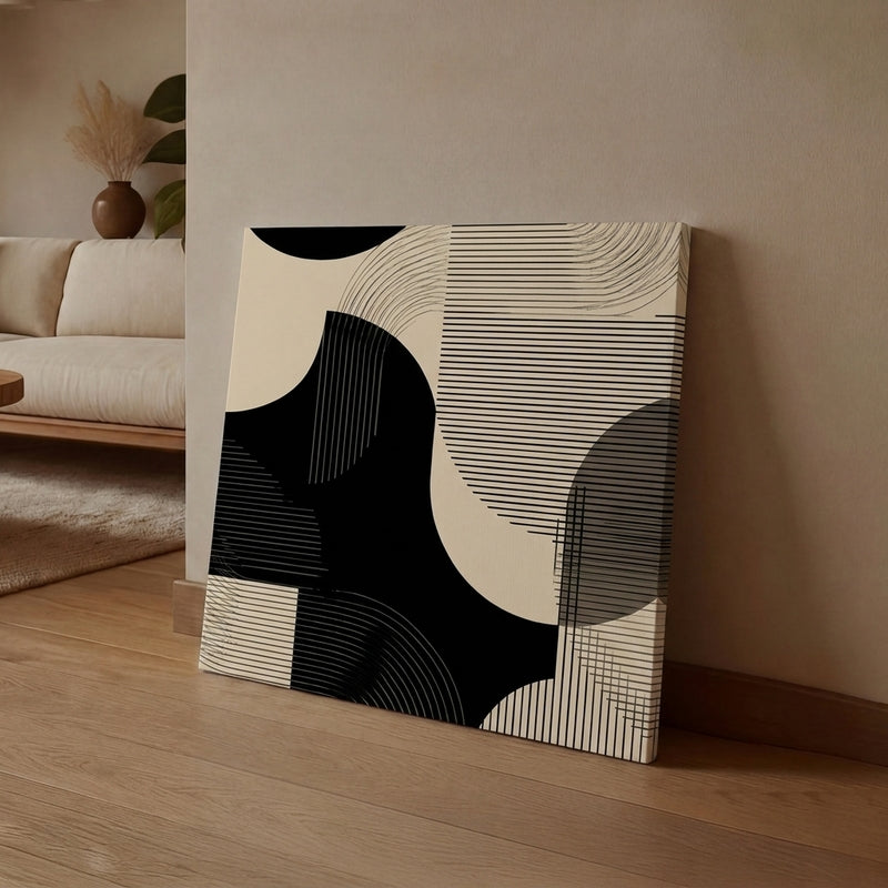 Linear Fusion Canvas Wall Art