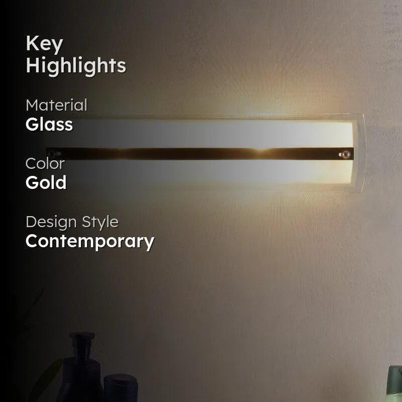 Straight Seam Glass Wall Lamp media 2