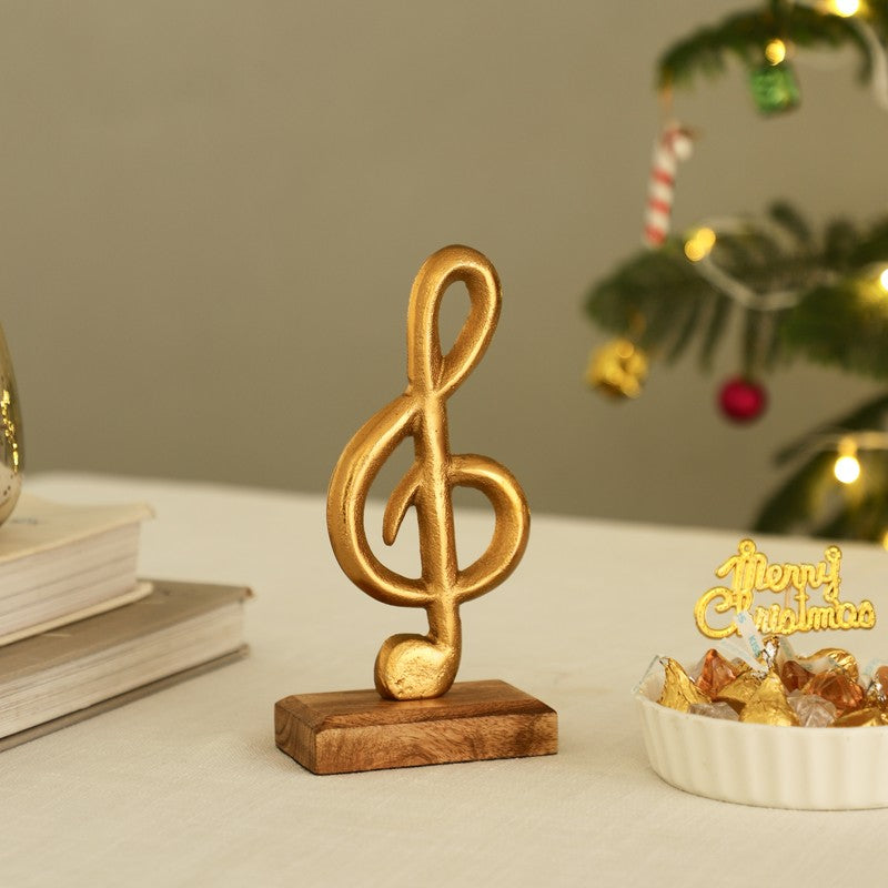 Music Aluminum Aura Table Showpiece