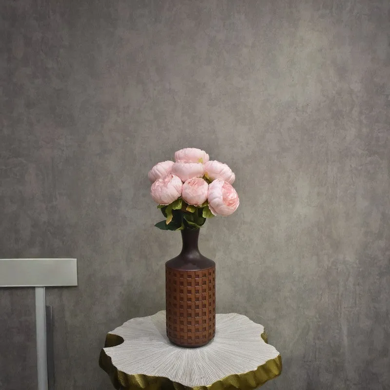Eternal Roses Artificial Flower Bunch - Pink media 1