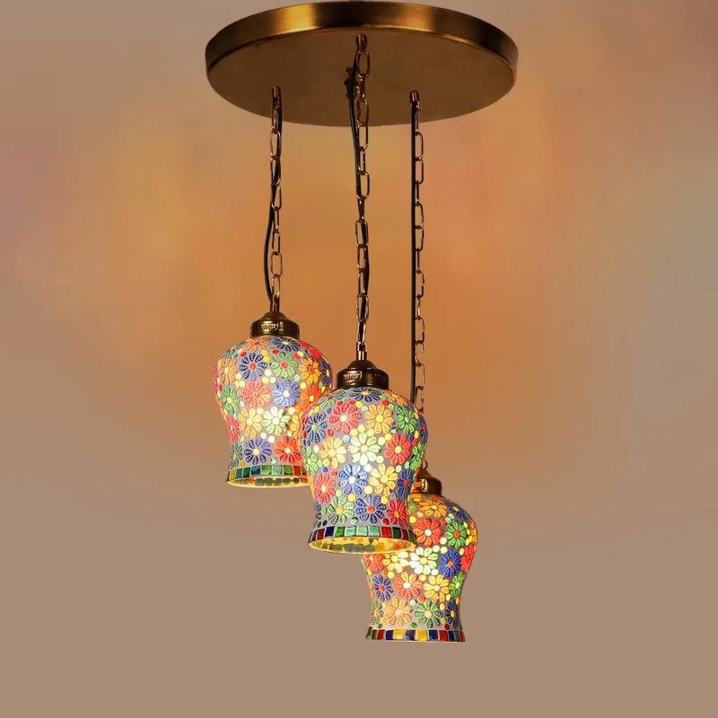 Coloraura Glow Glass Ceiling Lamp - Multicolor media 4