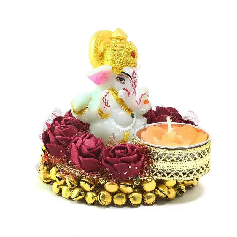 Ganesha Deep Tealight Candle Holder media 4