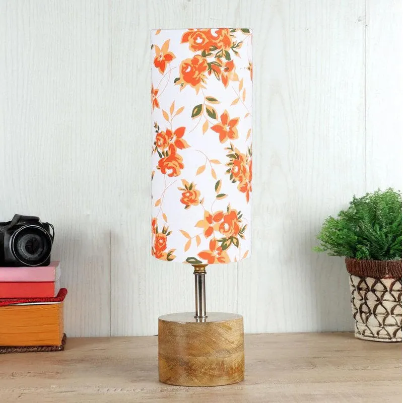 Orange County Rustic Fabric Table Lamp - Multicolor media 3
