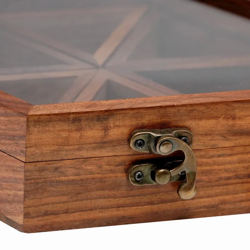 Pantry Sheesham Wood Hexagon Masala Box - Eight Piece Set media 7