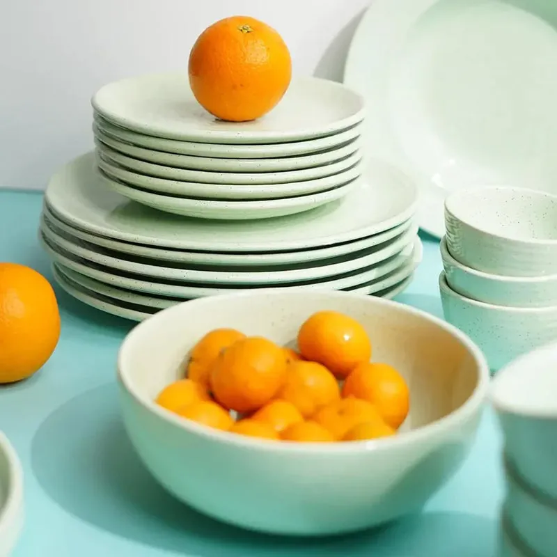 Lemongrass Handmade Dinner Set - 54 Piece Set media 1