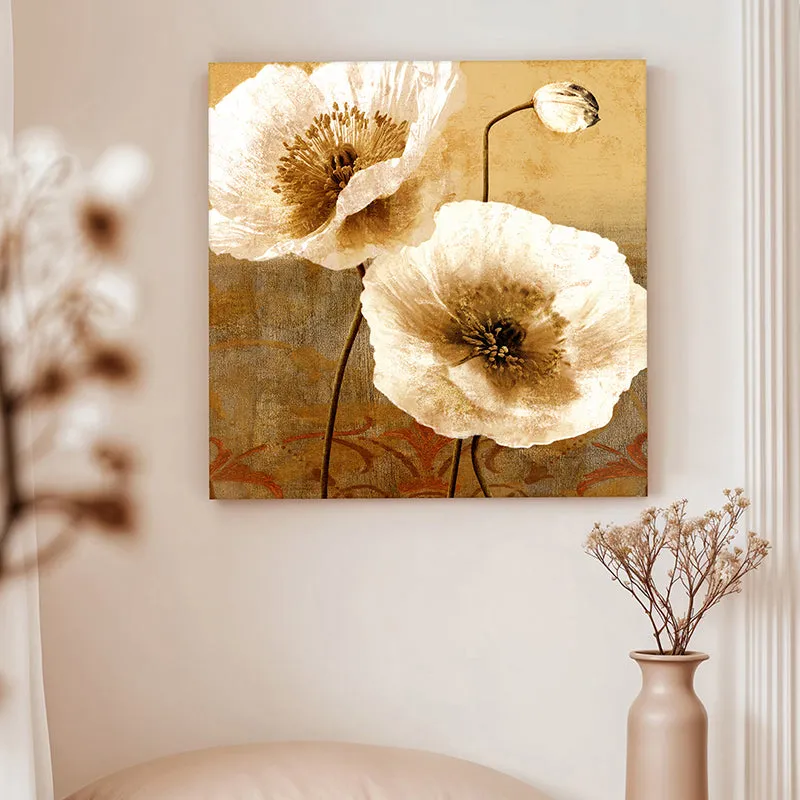 White Bloom Canvas Wall Art media 2