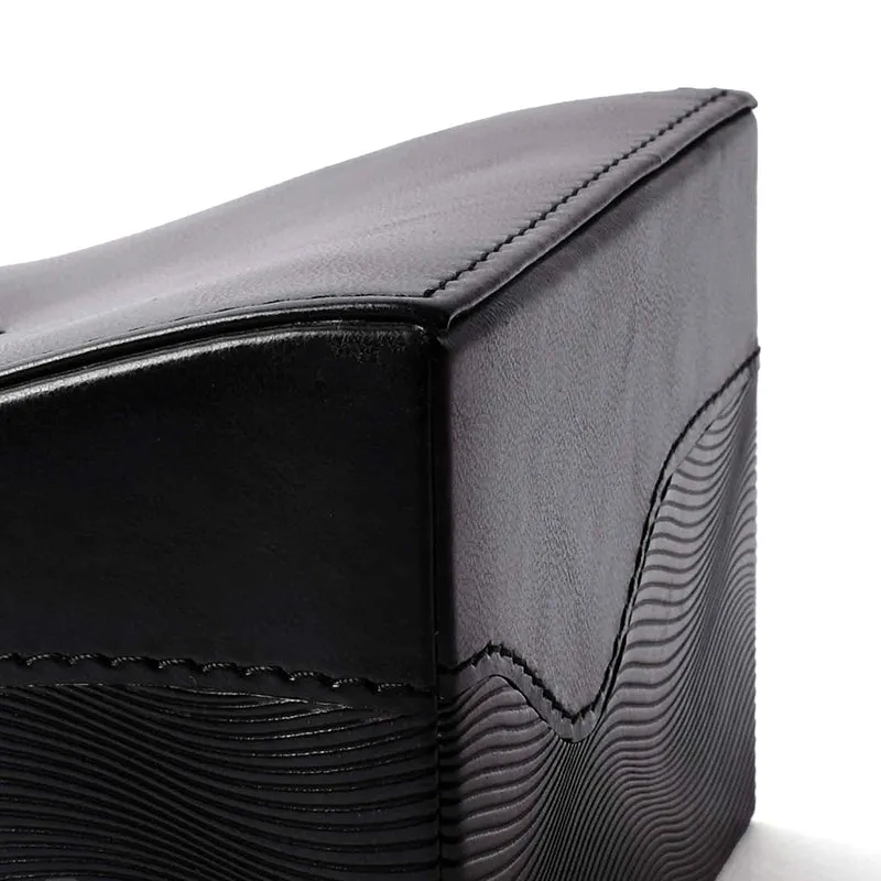 Veltrix Faux Leather Tissue Holder - Black media 5