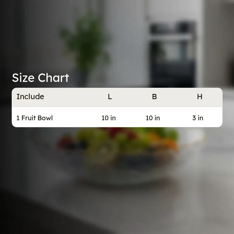 Casa Charm Fruit Bowl media 7