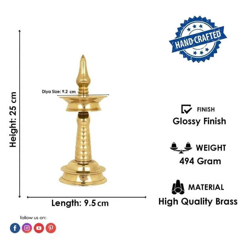 Vibhava Brass Lamp - Small media 4