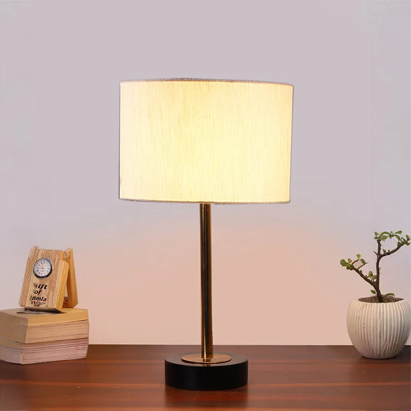 Cotin I Rodin Wooden Table Lamp - Beige,Gold,Black media 1