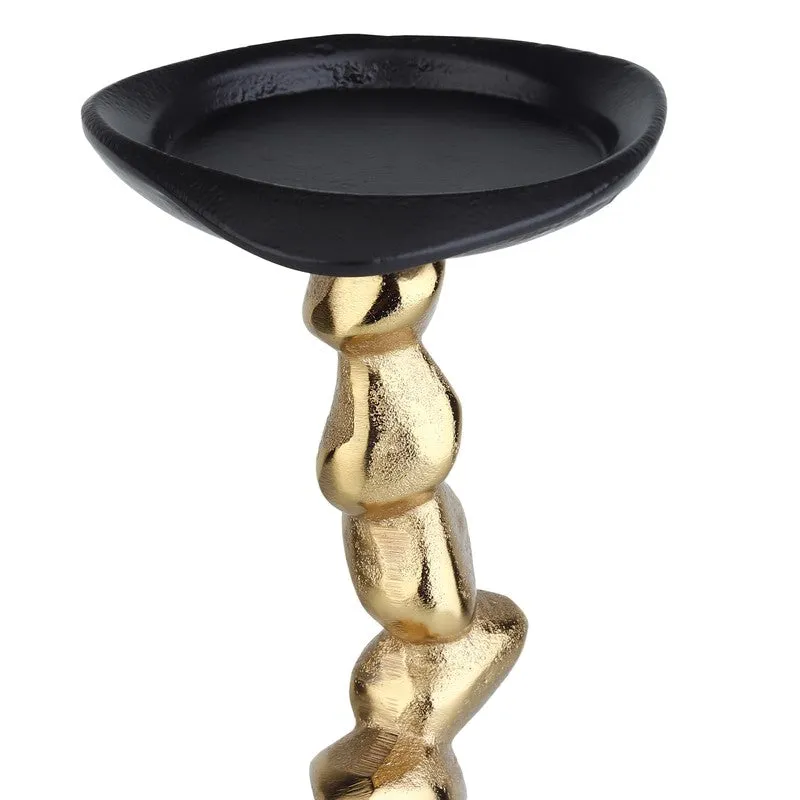 GlowNest Candle Holder - Black,Gold media 6