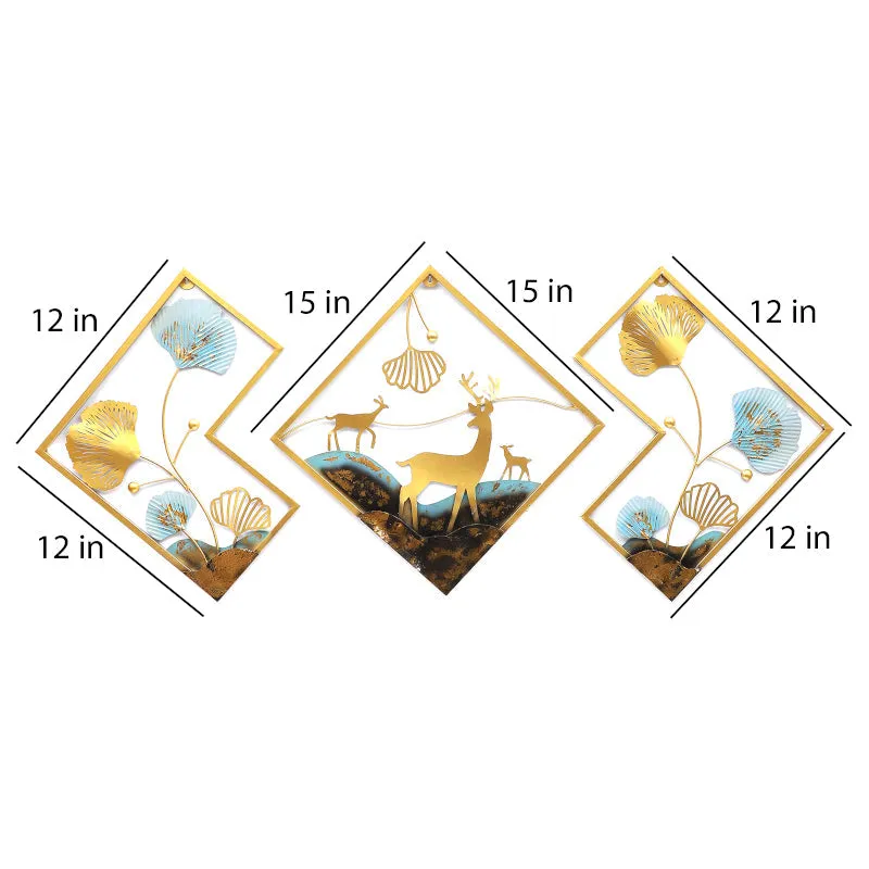 Deer Ethereal Metal Iron Wall Accent - Set Of Three media 6