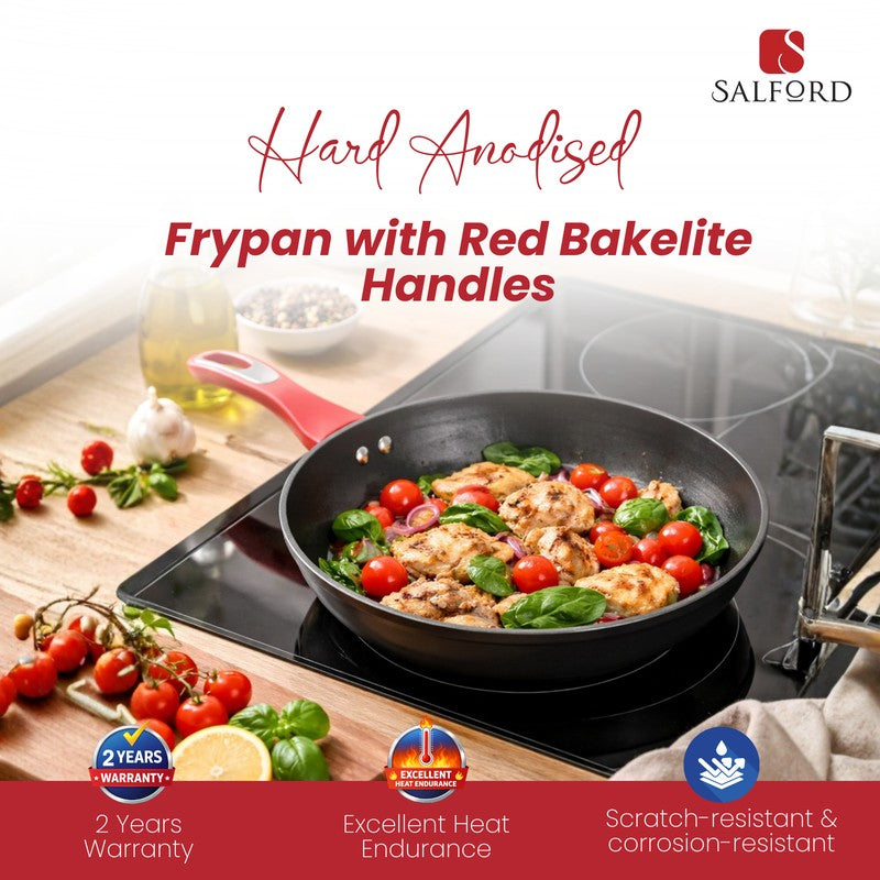 Salford Forged Hard Anodised Frypan (Black) - 1800 mL media 4