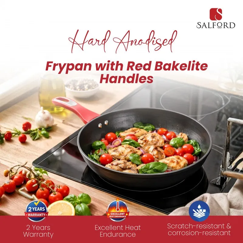 Salford Forged Hard Anodised Frypan (Black) - 1800 mL media 4
