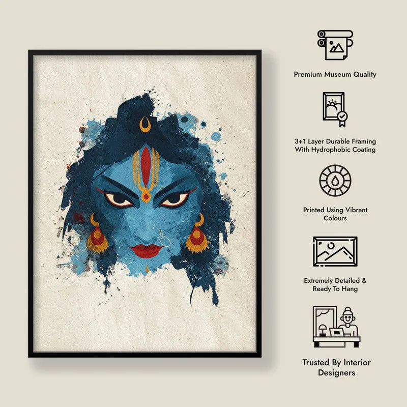 Maa Kali Divine Archival Paper Wall Art media 8