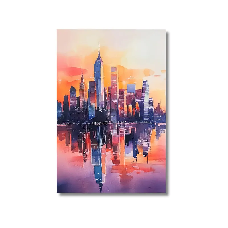 Vivid Citylines Wall Painting media 3