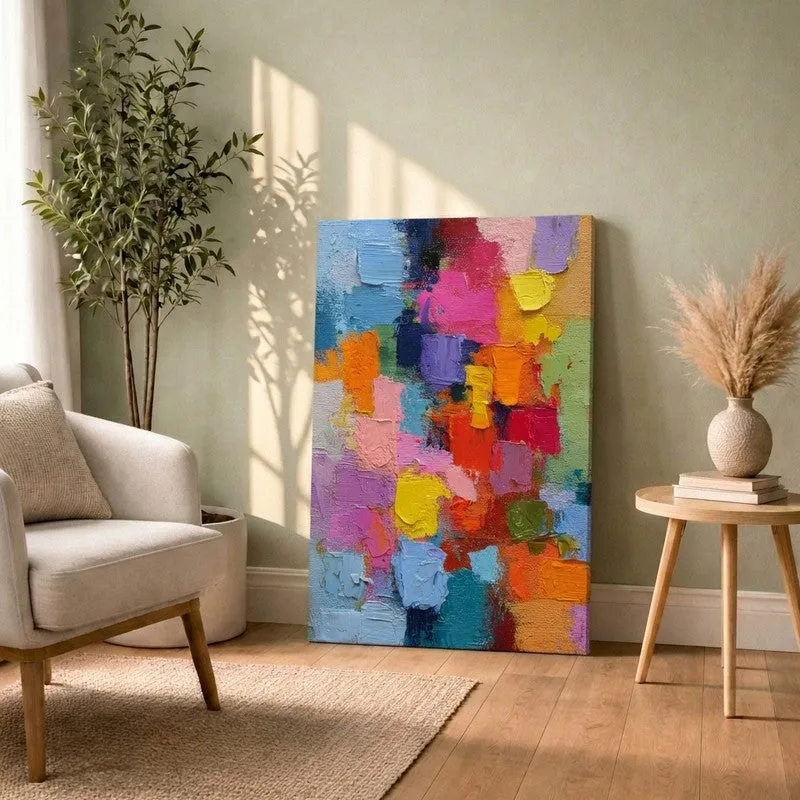 Bold Spectrum Fusion Canvas Wall Art media 1