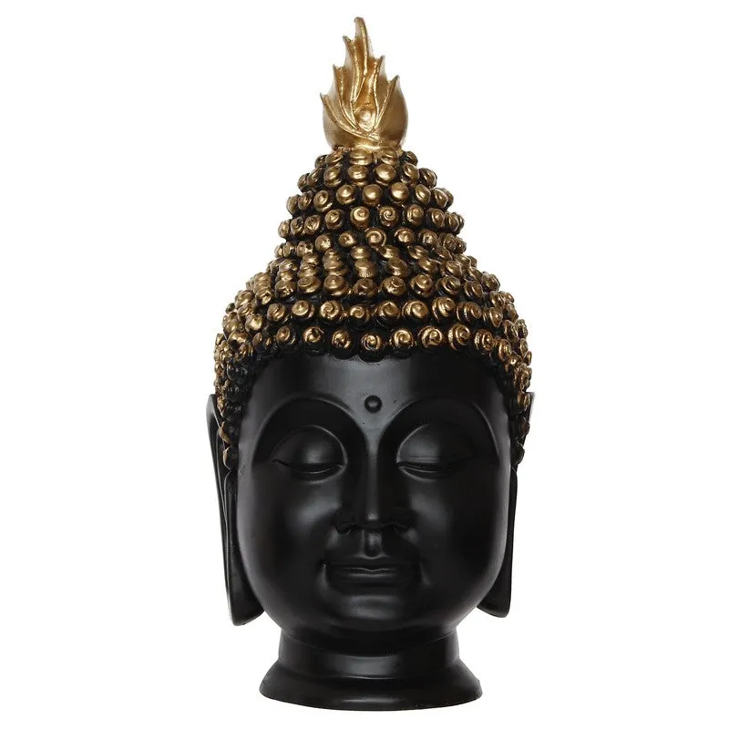 Tranquil Buddha Idol - Black media 4