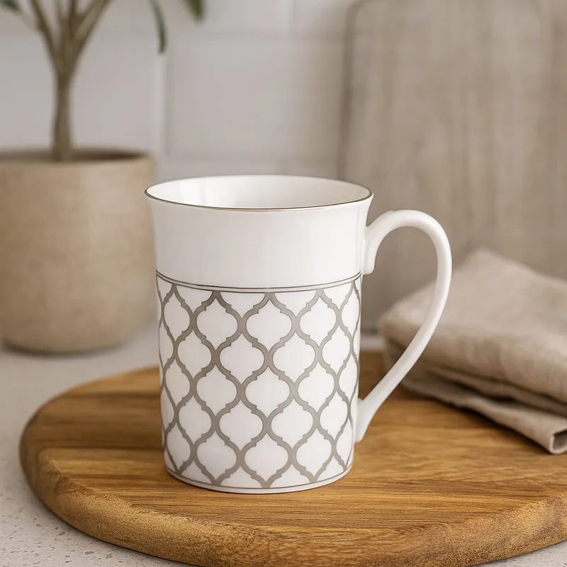 Noritake Eternal Palace Porcelain Coffee Mug (White) - 280 mL media 1