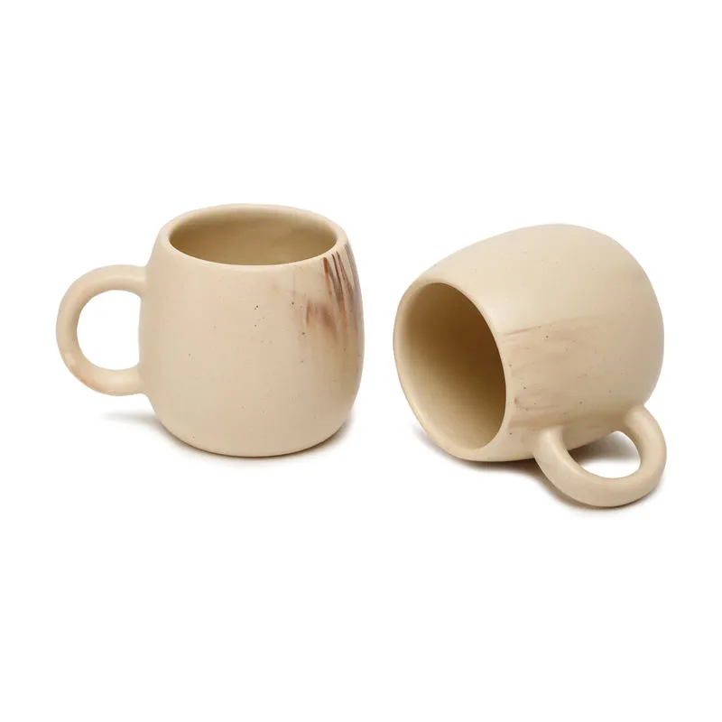 Arctic Ceramic,Stoneware Tea Cup (120 mL Each) - Set Of Six - 4
