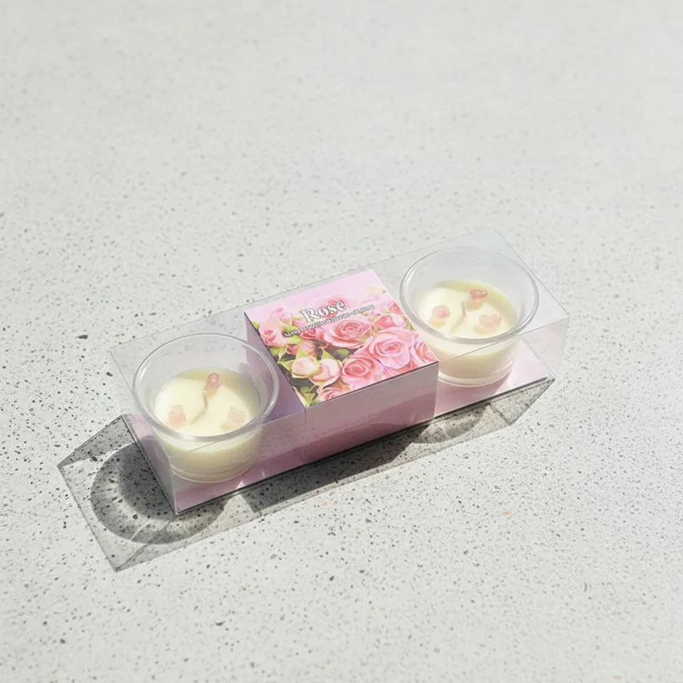 Solvyn Scented Candle (Rose) - Set Of Two media 1