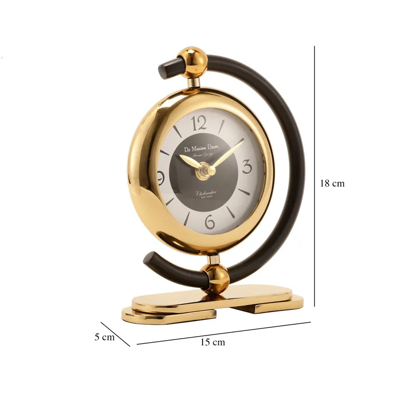 Keisa Table Clock - Gold media 5