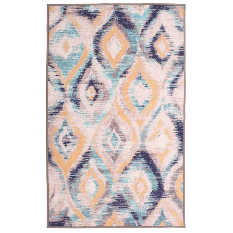 Faded Geometrica Anti-Skid Carpet media 1