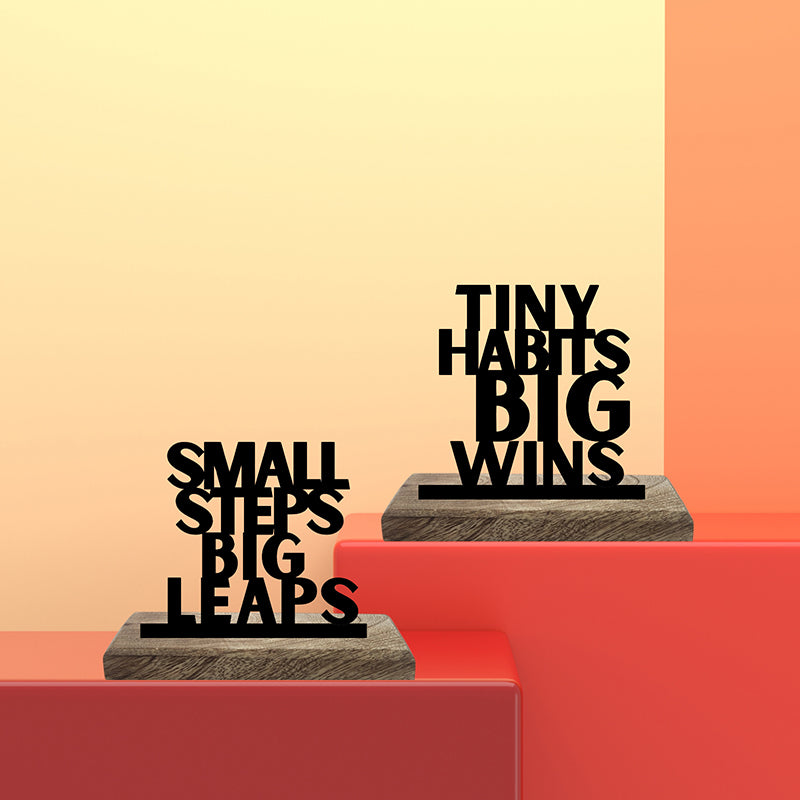 Tiny Habits Showpiece - Set Of Two