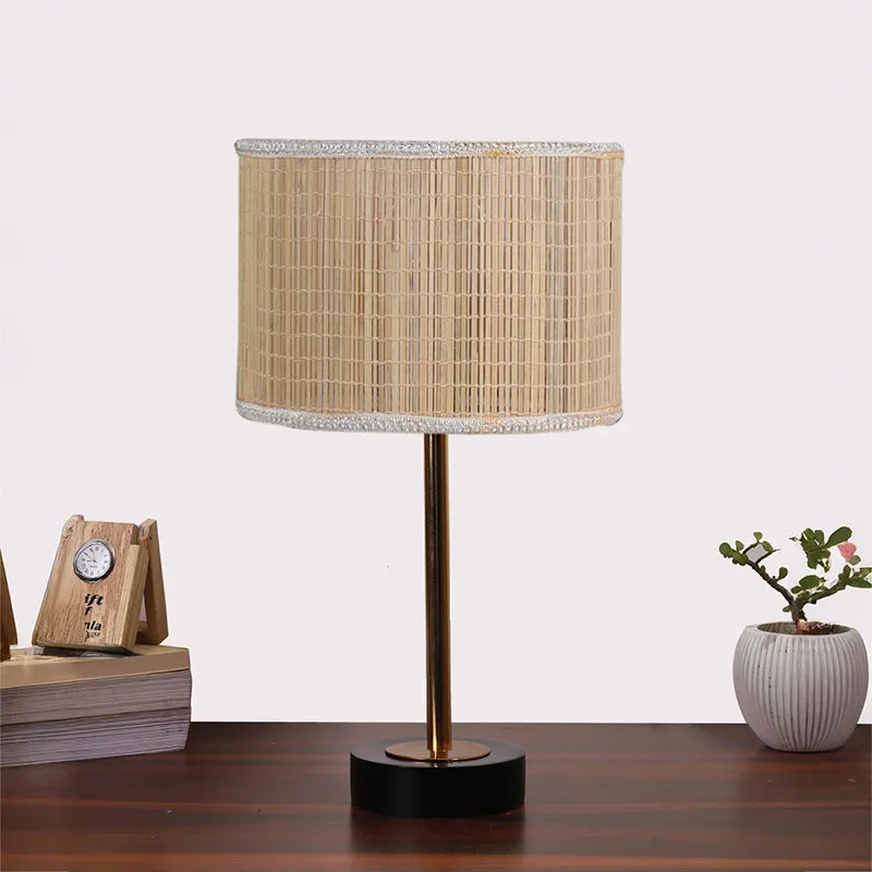 Bambou Rodin Wooden Table Lamp - Beige,Gold,Black media 3
