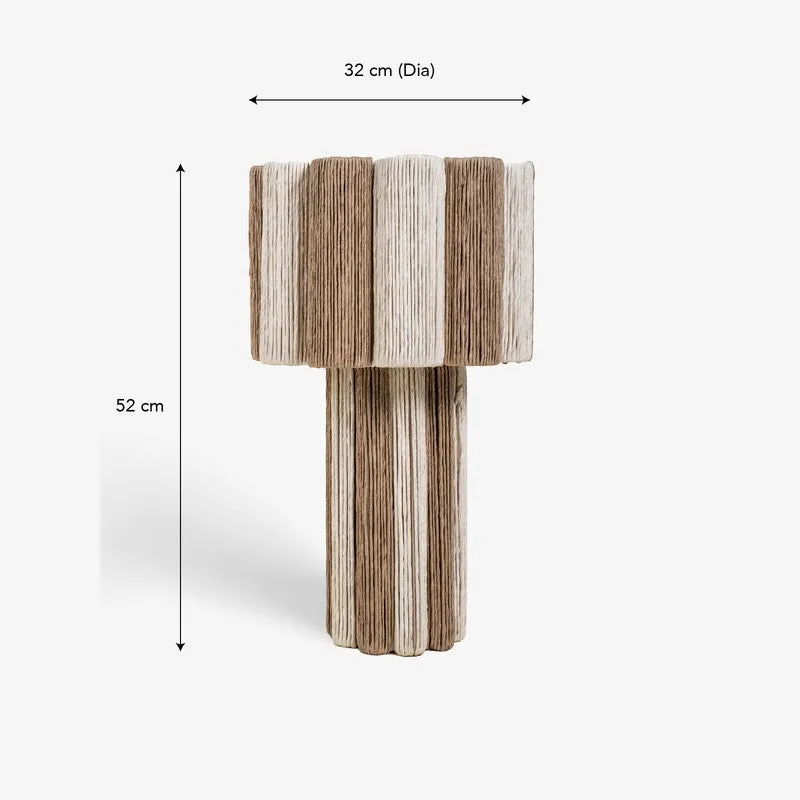 Orange Tree Kenji Mild Steel Table Lamp - Brown,Beige media 10