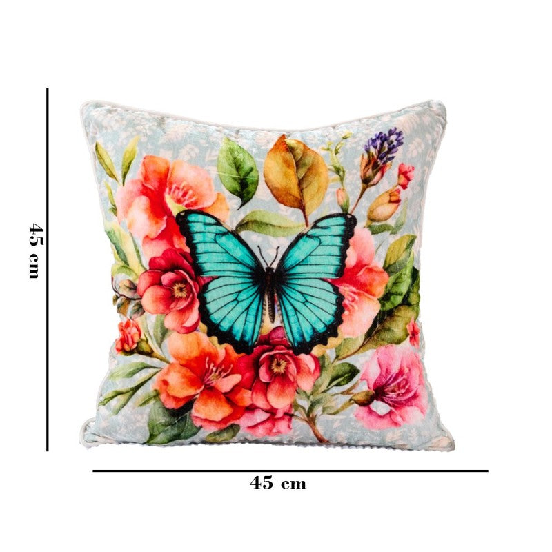 Gardenia Charm Cotton Velvet Cushion media 5