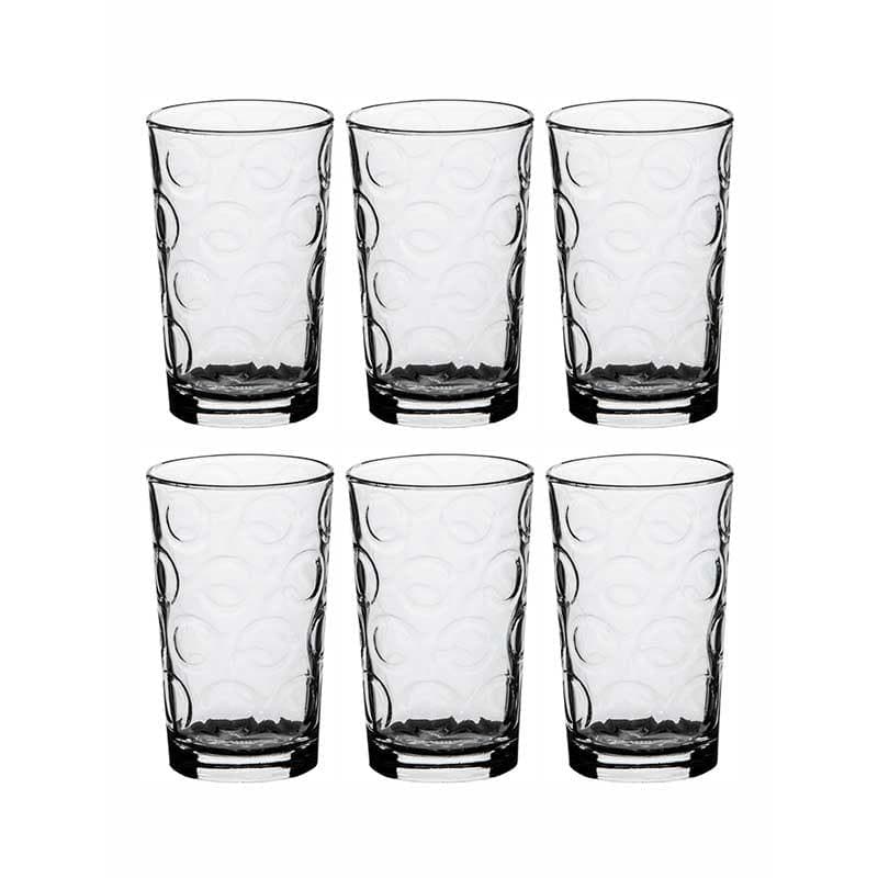 Twist It Glass Tumbler (300 ml ) - Set of Six media 4