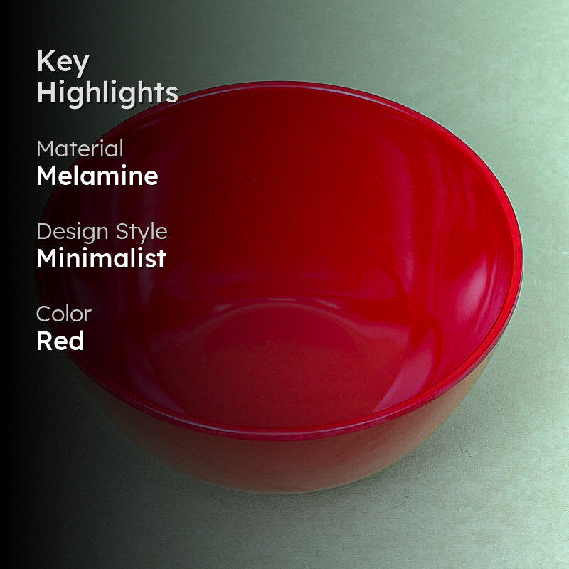 Ivera Serving Bowl (Red) - 800 ML media 2