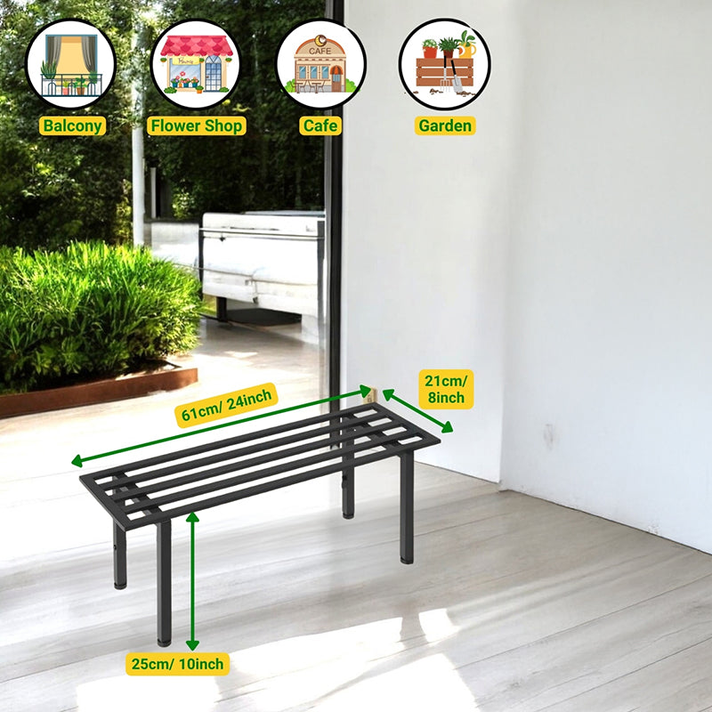 Planar Metal Planter - Black media 8