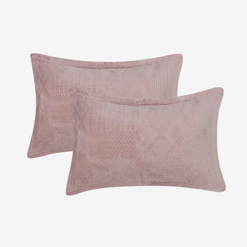 Monte Carlo Color Drift Bedsheet (Light Pink) - 280 GSM media 4