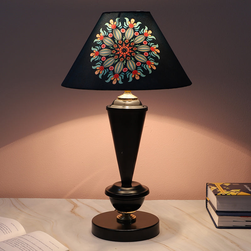 Toile Hydra Printed Iron Table Lamp - Multicolor