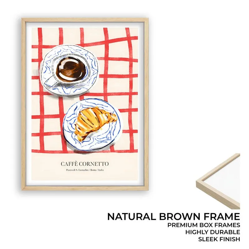 CroissantTable Archival Canvas Wall Art - Brown media 9
